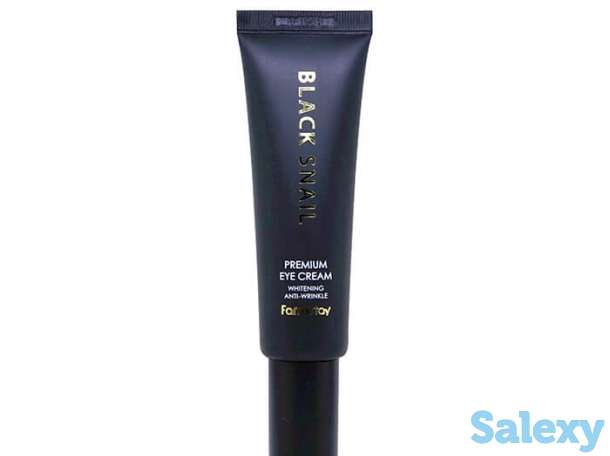 Крем для век farmstay black snail premium eye cream, фотография 1