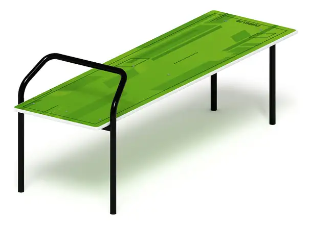 Скамья для пресса (зеленый) - со 2.40.05-02, фотография 1