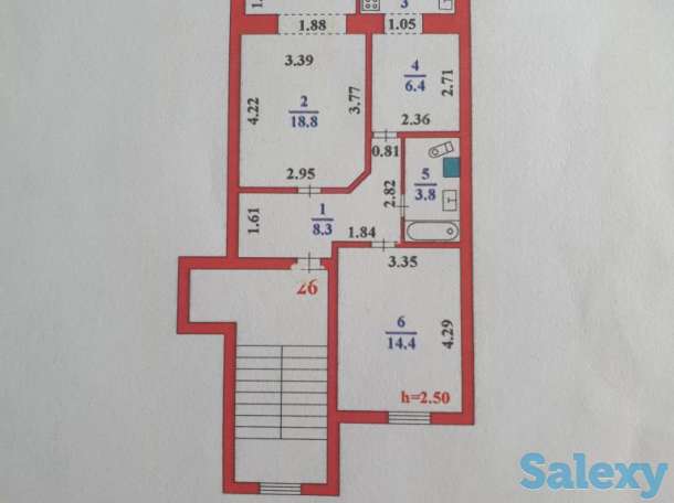продаю квартиру в центре Азаттык 5Б, фотография 1
