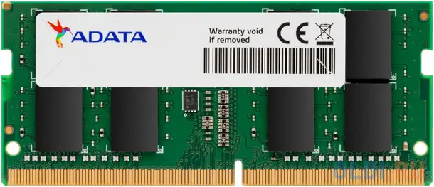 Оперативная память для ноутбука a-data ad4s320016g22-sgn so-dimm 16gb ddr4 3200 mhz, фотография 1