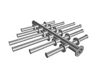 Нижнее дренажно-распределительное устройство НДРУ горизонтального типа, на бетонном основании, фотография 1