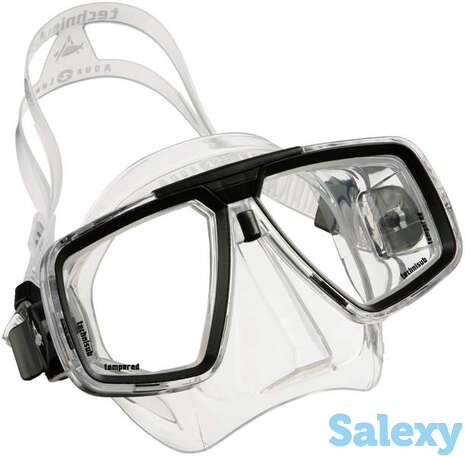 Маска подводная technisub look (прозрачный силикон) black, фотография 1