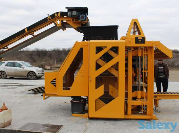 Вибропресс для производства бетонных блоков, фотография 6