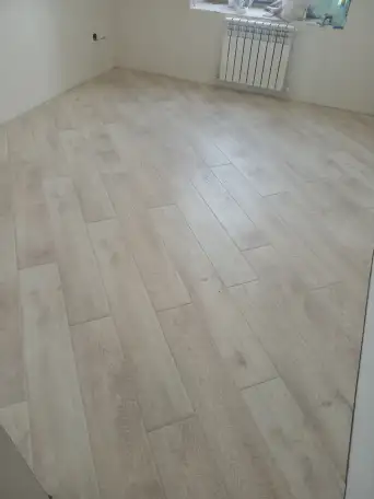 Укладка ламината настил линолеума и ОСБ, фотография 16