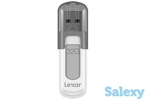 Флеш накопитель lexar jumpdrive v100 32gb usb 3.0. белый, фотография 1
