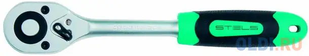Ключ stels 14025  трещотка 1/4 72 зуба с быстрым сбросом, фотография 1