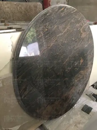 Делаем мраморные столы, столешницы из мрамора, гранита, травертина, оникса. Монтаж и замеры, фотография 2