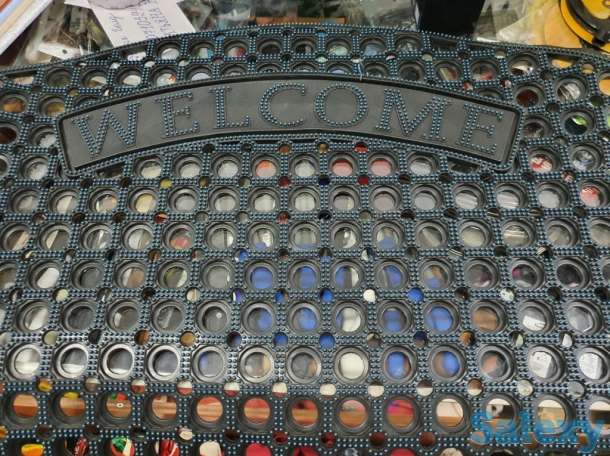 Коврик резиновый придверный 40 см на 80 см Премиум с дырочками, фотография 3