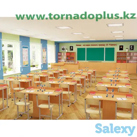 Школьная мебель. Стулья, парты, столы рабочие лабораторные демонстрационные, пеналы в РАССРОЧКУ напрямую с фабрики, фотография 6