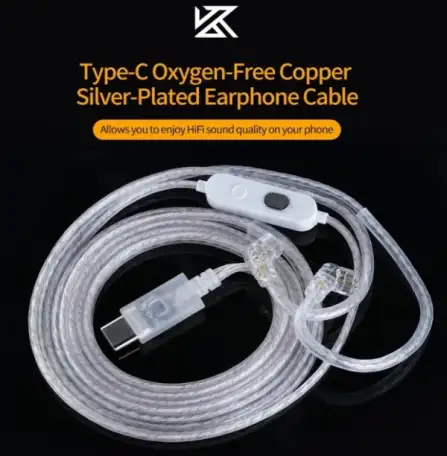 Провод IEM KZ Type C на QDC 0,75  MIC, фотография 2