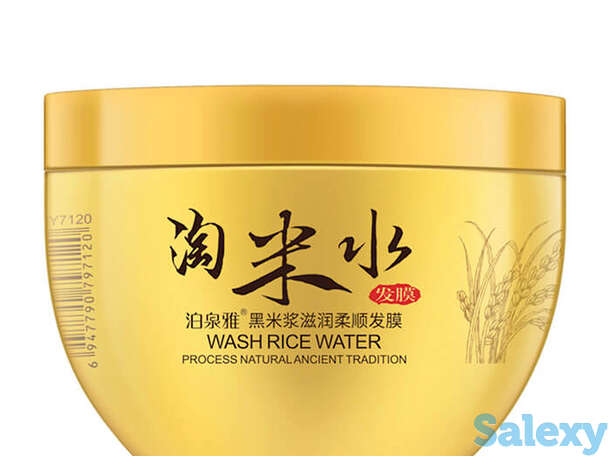 Маска для волос bioaqua wash rice water hair mask, фотография 1