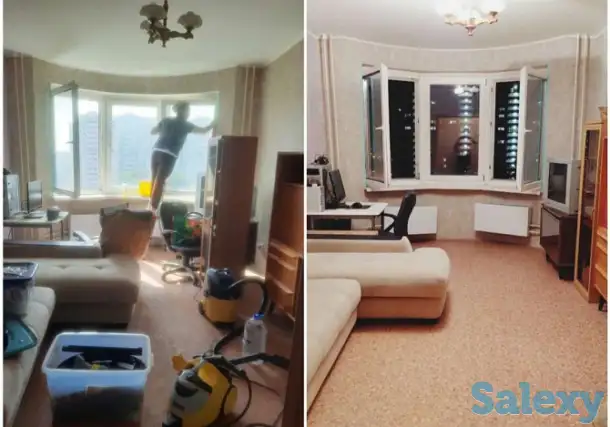 Уборка/ Клининг/ Уборка квартир офисов домов коттеджей помещений влажная генеральная после ремонта, фотография 7