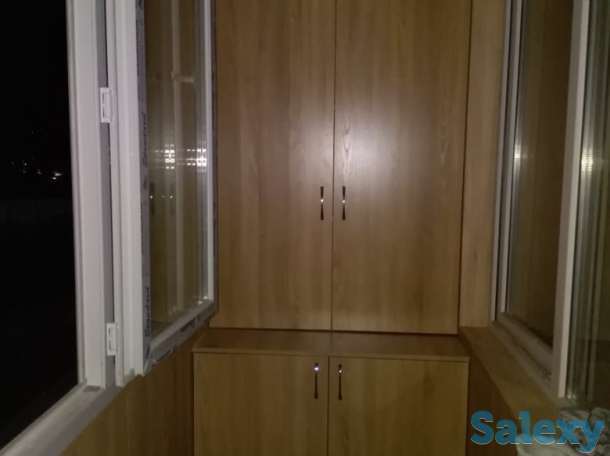 Балконы в Талгаре:утепление, обшивка сайдингом, отделка Мдф декор., фотография 3