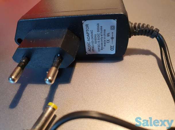 Зарядка адаптор для радио телефонов, блок питания 5.5V-500mA, фотография 1