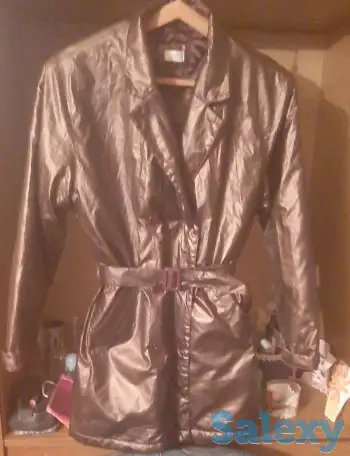 Продам дёшево тёплый модный  плащ = новый, фотография 2