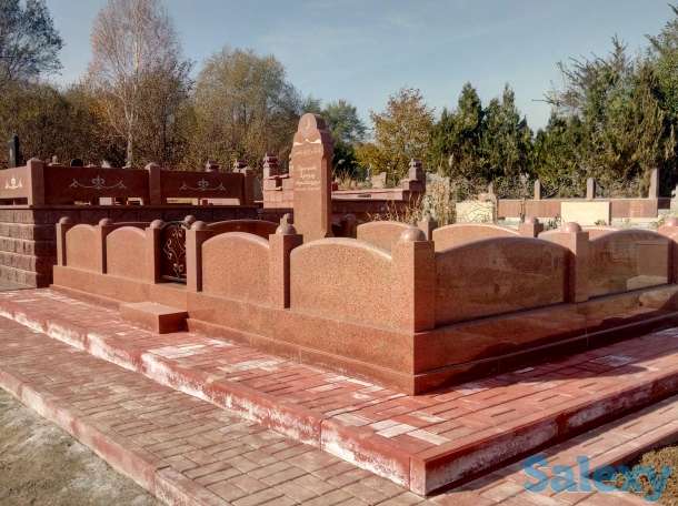 памятники оградки гранитные комплексы по низким ценнам, фотография 5