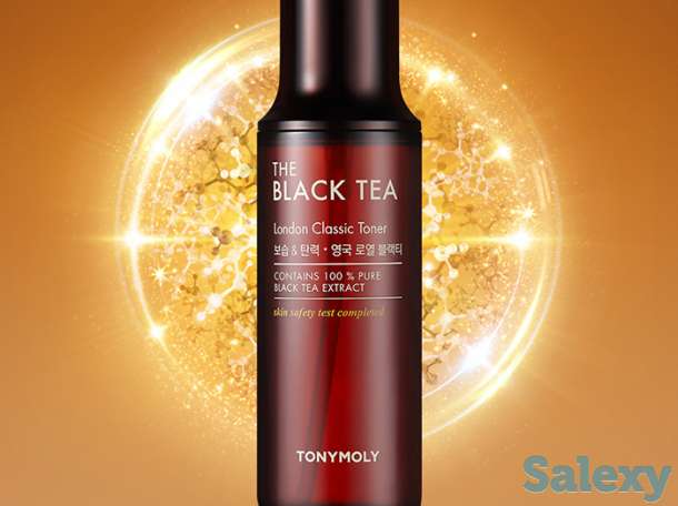 Тонер для лица tony moly the black tea london classic toner, фотография 2
