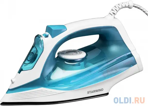 Утюг starwind sir2295 2200вт темно-синий/белый, фотография 1