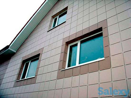 Облицовка фасадов керамогранитом, фотография 2