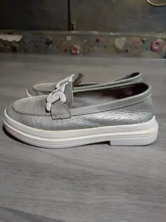 Продам кожаные летние лоферы, фотография 3