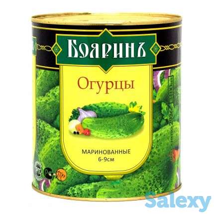 Огурцы маринованные с/б, ж/б 6-9 см / 9-12 см, фотография 3