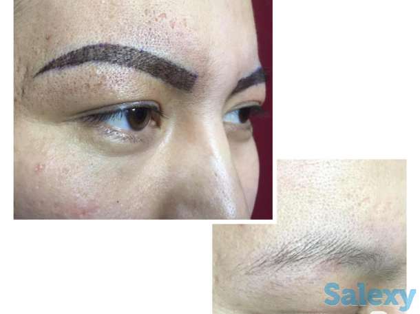 Перманентный макияж бровей. Теневая растушевка, фотография 4