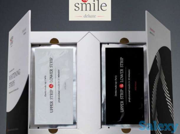 Отбеливающие полоски для зубов  Luxure box 2v1 от White&Smile, фотография 3