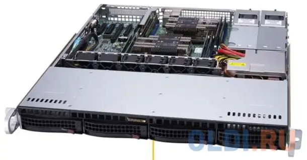 Серверная платформа supermicro sys-6019p-mtr, 1u, 2x lga3647, 8xddr4, no hdd (up4x3.5),, фотография 1