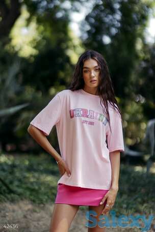 Розовая футболка ukraine, фотография 1