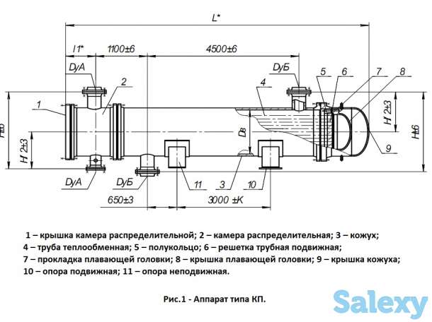 Конденсаторы с плавающей головкой типа КП с условным давлением от 1,6 МПа до 6,3 МПа, фотография 2