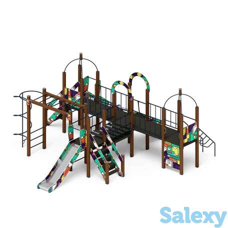 Детский игровой комплекс «навина (геометрия)» дик 2.09.07-02 h=1200, фотография 1