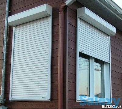 Рольставни 1300 х 1100 с ручным \ механическим управлением, фотография 3