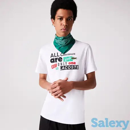 Мужская футболка lacoste из хлопкового джерси, фотография 1