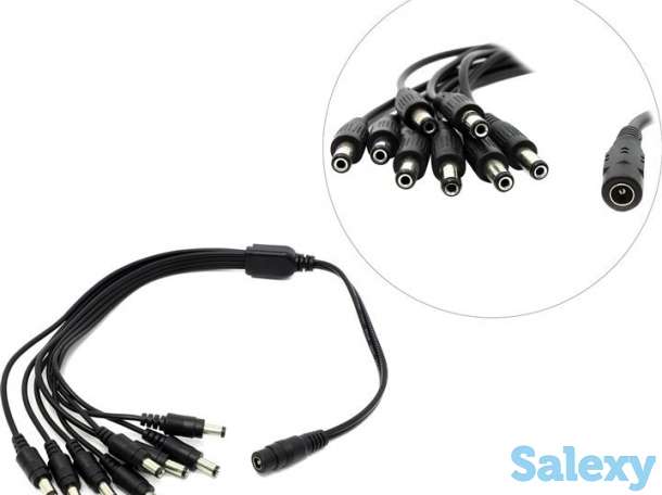 Продам разветвитель питания - паучок для камер видеонаблюдения 1 вход - 8 выходов, фотография 1