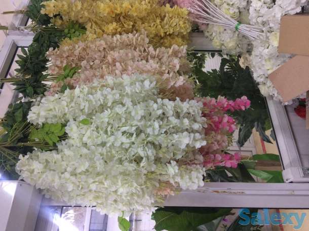 Искусственное озеленение/фитостена/искусственные цветы/мох, фотография 8