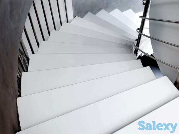 Ступени из искусственного камня, кварцевого агломерата, фотография 1