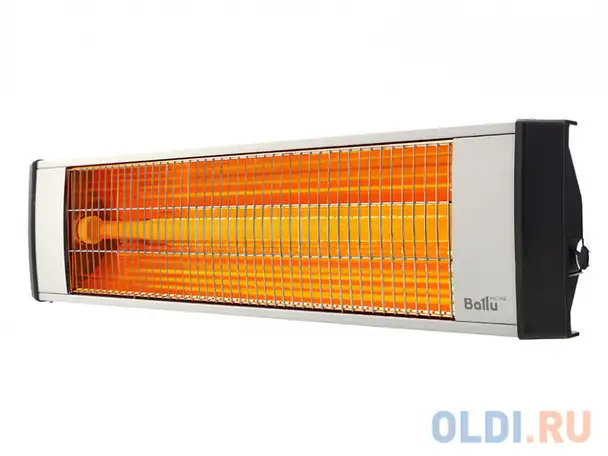 Инфракрасный обогреватель ballu bih-l-3.0 3000 вт серебристый чёрный, фотография 1