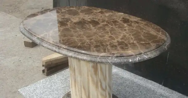 Мраморные столешницы. Изготовление столешниц из мрамора, гранита, травертина, оникса. Делаем замеры и монтаж, фотография 3