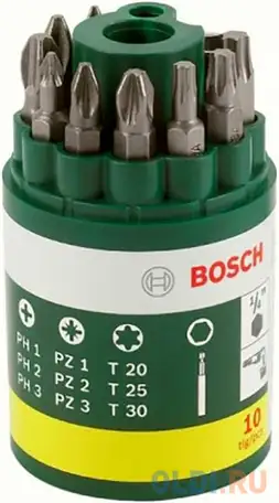 Набор бит bosch набор бит 2607019452 10шт, фотография 1