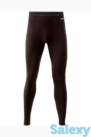 Термобрюки goldwin men base layer pants black, фотография 7
