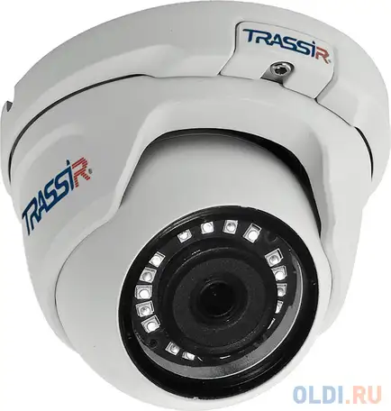 Видеокамера ip trassir tr-d2s5 2.8-2.8мм цветная корп.:белый, фотография 1