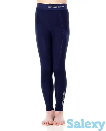 Термобрюки brubeck men active wool junior blue, фотография 1
