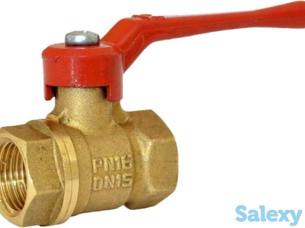 Кран шаровый латунный 11Б27П1, фотография 1