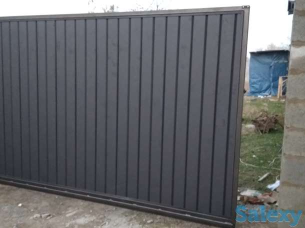 Откатные консольные ворота, автоматика, сварочные работы, любые металлоконструкции, фотография 3