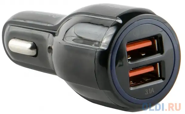 Автомобильное зарядное устройство red line ac2-30 2.4а черный ут000015783, фотография 1