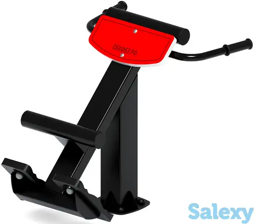 Гиперэкстензия (красный) - уличный тренажер - ст 003-11, фотография 1