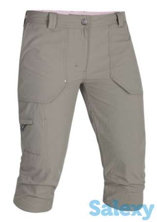 Брюки спортивные женские salewa rey 5c 2.0 dry w 3/4 pnt carbon, фотография 1