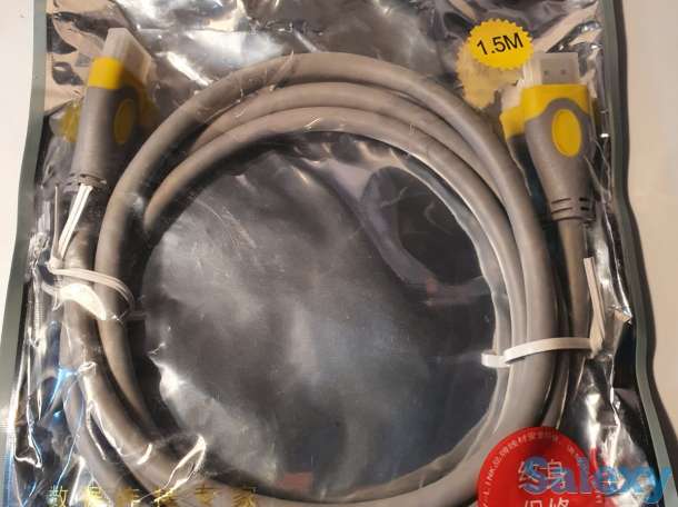 Кабель шнур High speed HDMI-HDMI Premium series толстый провод 1,5м, фотография 6