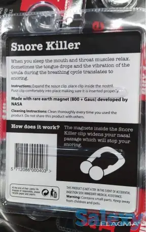 Зажим для носа против храпа, сток, опт из Германии, фотография 2