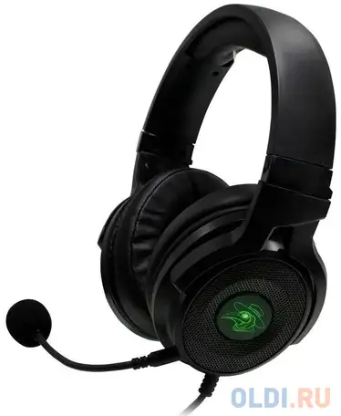 Наушники с микрофоном оклик hs-l910g death_cure черный 2.2м мониторные оголовье (sw-hg101), фотография 1